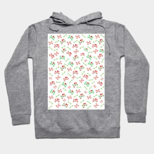SKULL And Candy Cane Bones Hoodie